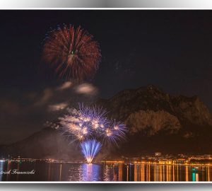 Feu artifice à Lecco